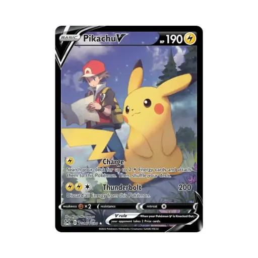 [DEK-LOR-TG16-DE-NM] Pikachu V [Ladevorgang | Donnerblitz] (Pikachu V) - Lost Origin SWSH11 - #TG16 - DE - Near Mint