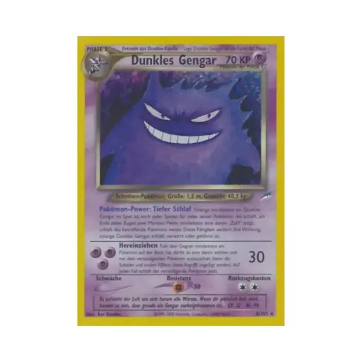 [DEK-NDE-6-DE-EX] Dunkles Gengar (Dark Gengar) - Neo Destiny - #6