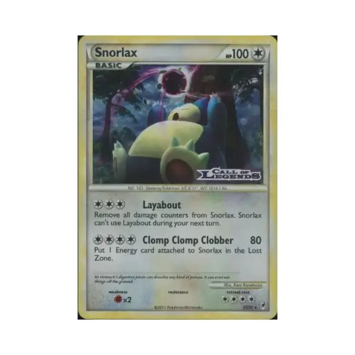 [DEK-CL-33-DE-EX] Relaxo (Snorlax) - Call of Legends - #33