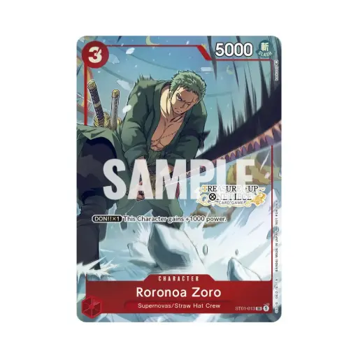 [DEK-STP-013-EN-NM] Roronoa Zoro (ST01-013) (Roronoa Zoro (ST01-013) (V.1)) - Special Tournament Promos - #013
