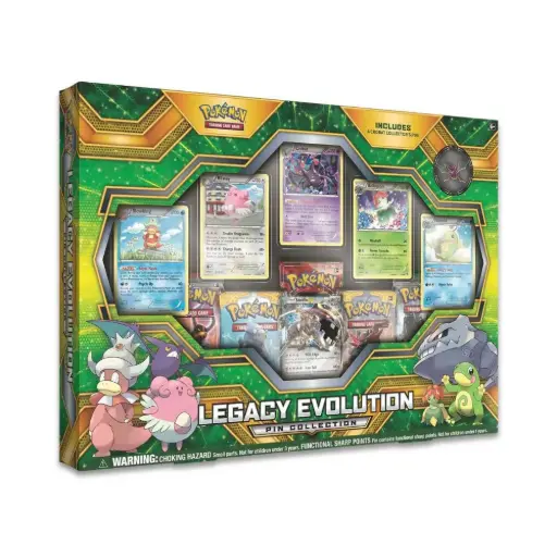 Pokemon Legacy Evolution Pin Collection EN