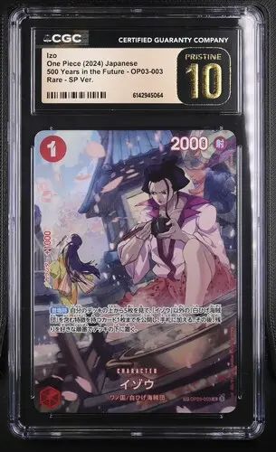 [SLAB-CGC-6142945064] Izo Rare SP Ver. OP03-003 500 Years in the Future - JP - CGC PRISTINE 10