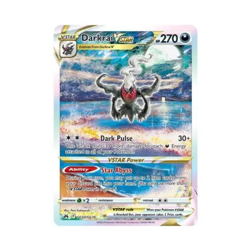 [DEK-CRZ-GG50-DE-NM] Darkrai VSTAR (Darkrai VSTAR) - Crown Zenith - #GG50