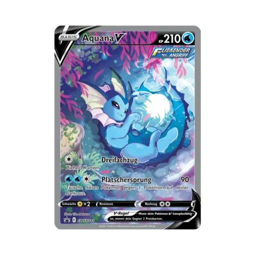 [DEK-SWSH-181-DE-NM] Aquana V (Vaporeon V) - SWSH Black Star Promos - #181