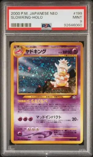 [SLAB-PSA-92646060] Slowking Holo 199 Neo Genesis - JP - PSA MINT 9