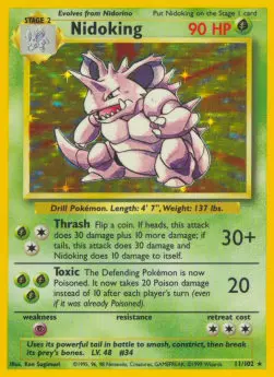 Nidoking (Nidoking) - Base Set 1ST - 