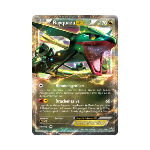 Rayquaza EX (Rayquaza EX) - Hoheit der Drachen - #85