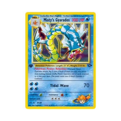 Misty's Gyarados Holo Gym Challenge ENG