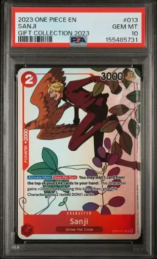 [SLAB-PSA-155485731] 2023 One Piece Gift Collection 2023 Sanji #013 PSA 10