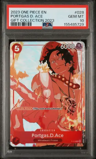 [SLAB-PSA-155485729] 2023 One Piece Gift Collection 2023 Portgas D. Ace #028 PSA 10
