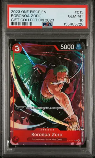 [SLAB-PSA-155485728] 2023 One Piece Gift Collection 2023 Roronoa Zoro #013 PSA 10