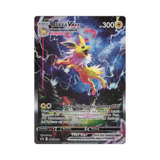 [DEK-SWSH-184-DE-NM] Blitza VMAX [Dyna-Grollender-Donner] (Jolteon VMAX) - SWSH Black Star Promos - #184 - DE