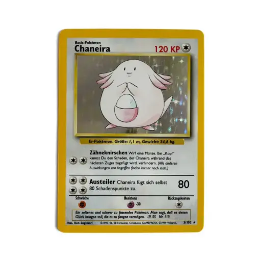 [DEK-BS-003-DE-NM] Chaneira [Zähneknirschen | Austeiler] (Chansey) - Base Set - #3 - DE