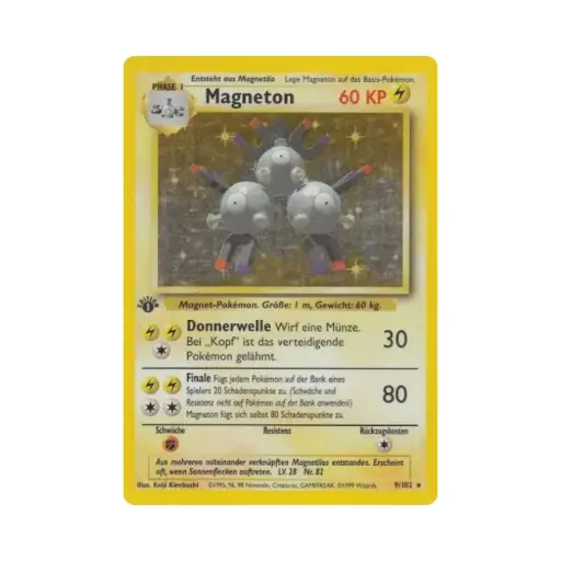 [DEK-BS-009-DE-NM] Magneton [Donnerwelle | Finale] (Magneton) - Base Set - #9 - DE