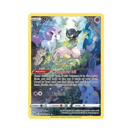 [DEK-CRZ-GG10-DE-NM] Mew [Geheimnisvoller Schweif | Psychoschuss] (Mew) - Crown Zenith - #GG10 - DE